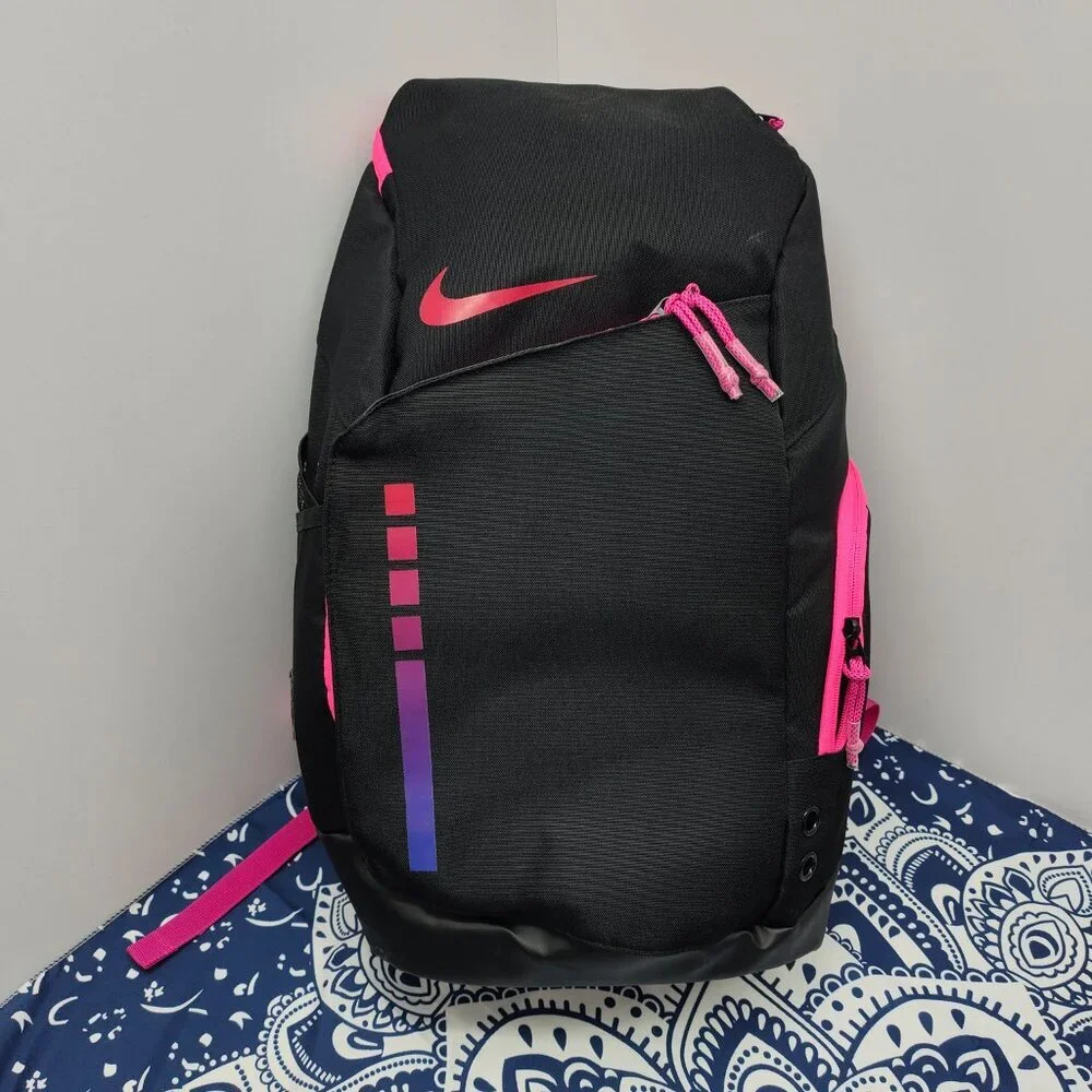 Nike Basketball Backpack Air Cushion Backpack（Pink back）